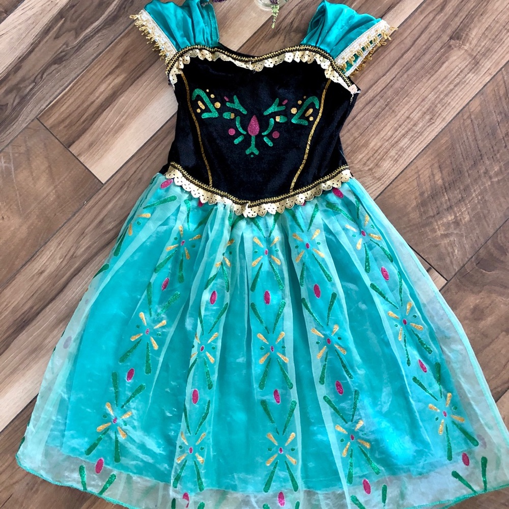 ❄️Disney princess Anna costume dress custom